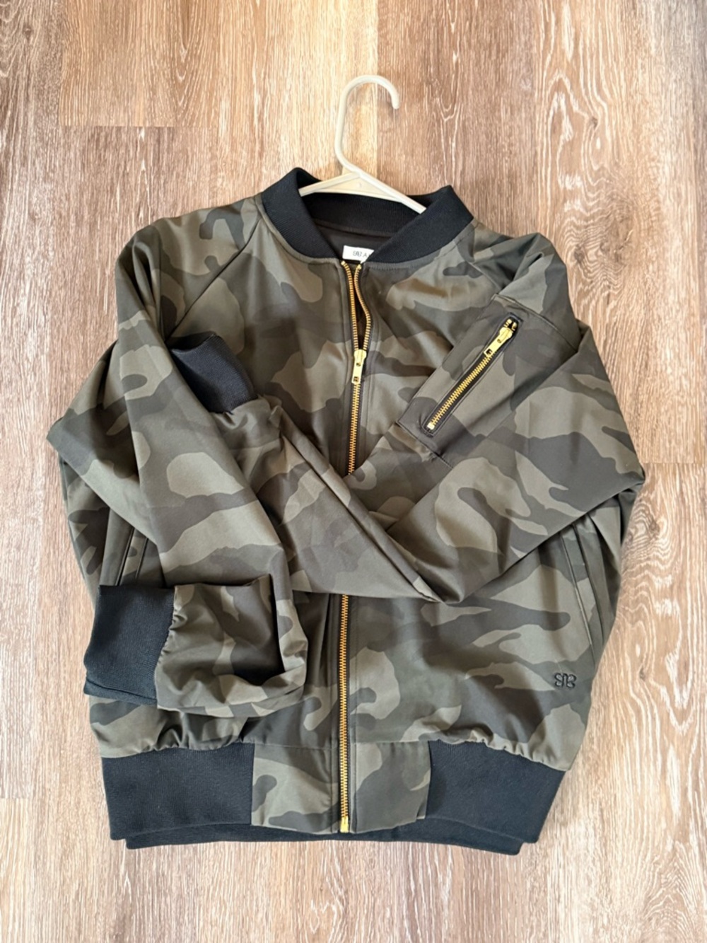 Camouflage Bomber Jacket - Olive Camo